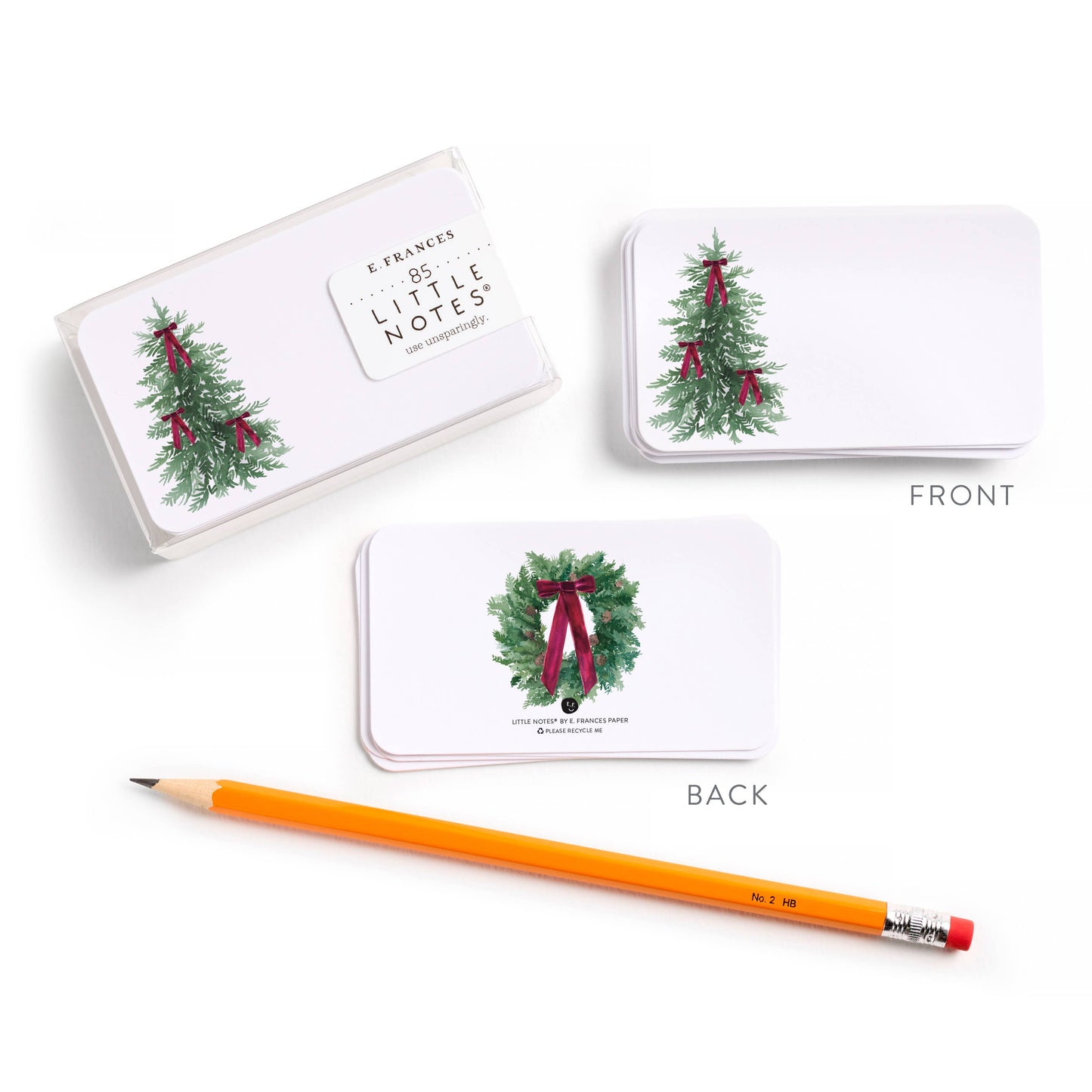 Velvet Bow Tree Little Notes® | Boxed Set of 85 Mini Notes