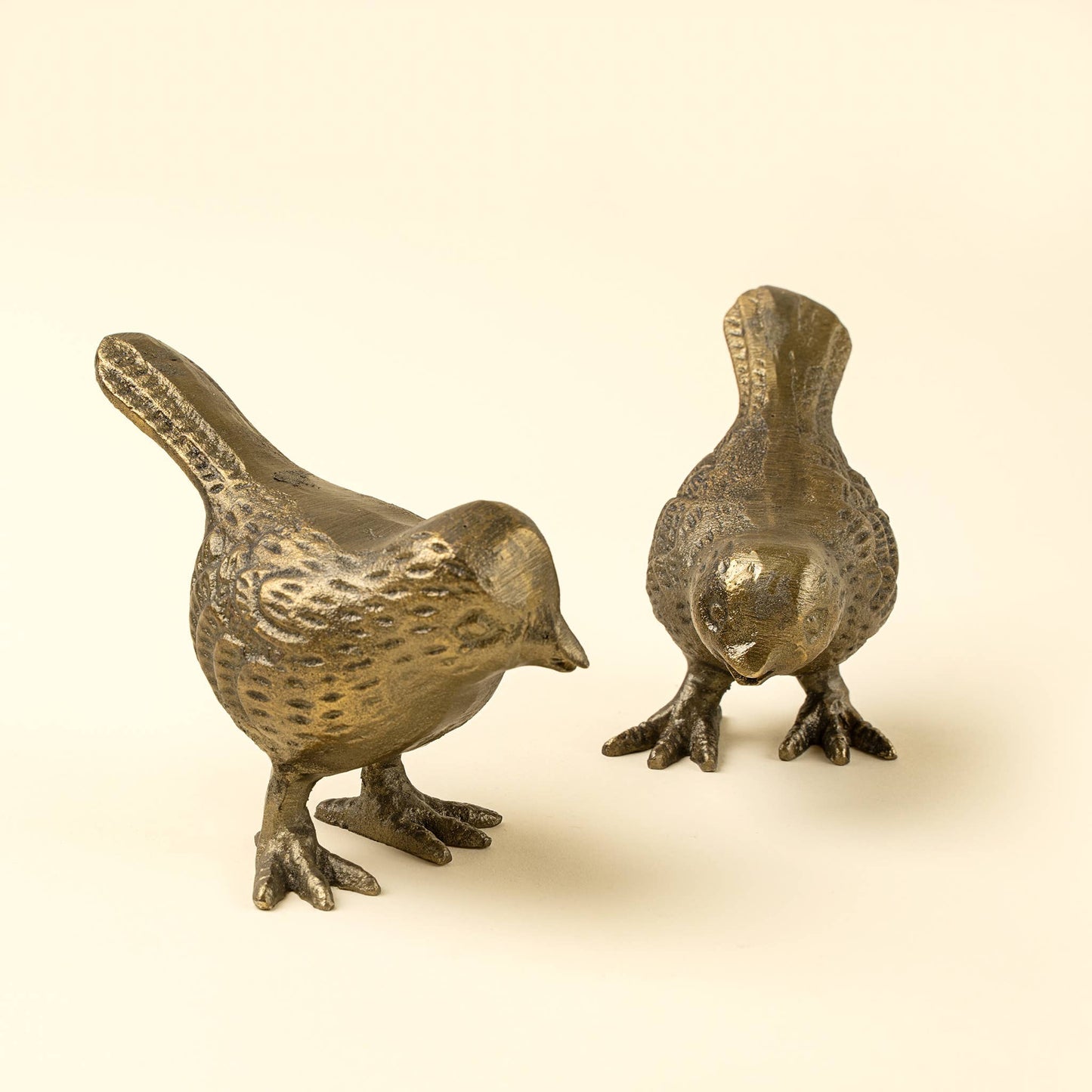 Cast Iron Sparrows S/2