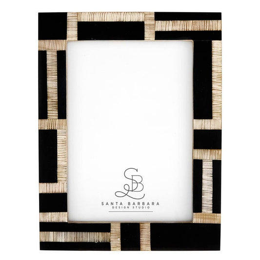 Horn Photo Frame - Patterned - 5 x 7