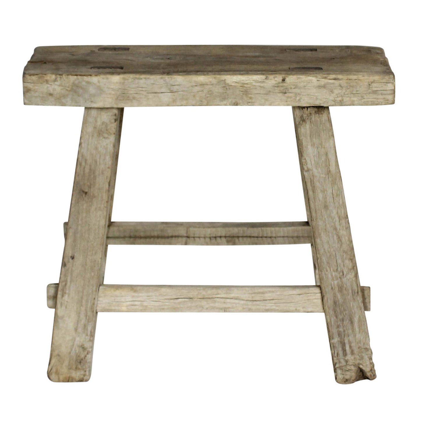 Hokkaido Foot Stool, Elm Wood